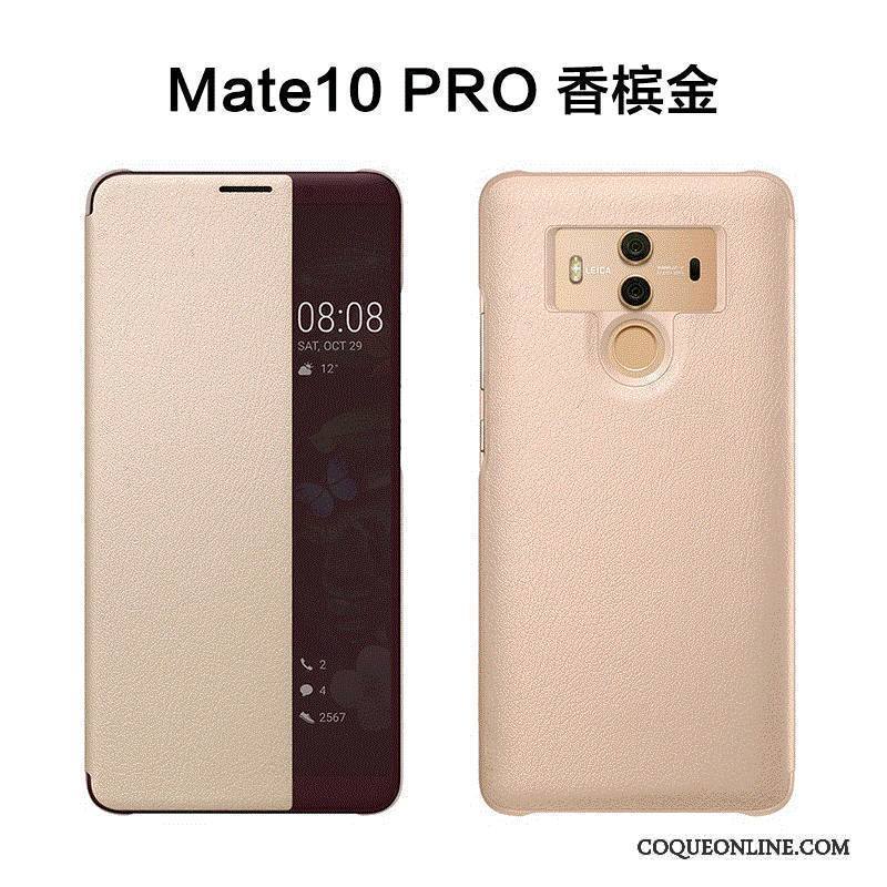 Huawei Mate 10 Pro Coque De Téléphone Incassable Protection Clamshell Étui Étui En Cuir