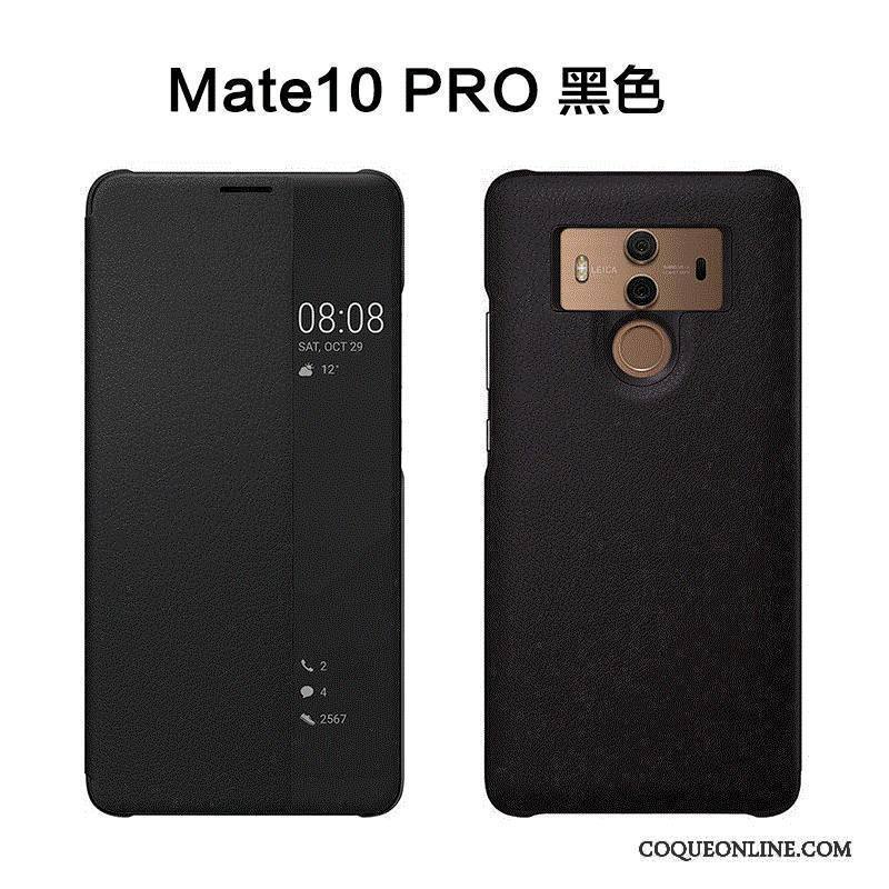 Huawei Mate 10 Pro Coque De Téléphone Incassable Protection Clamshell Étui Étui En Cuir