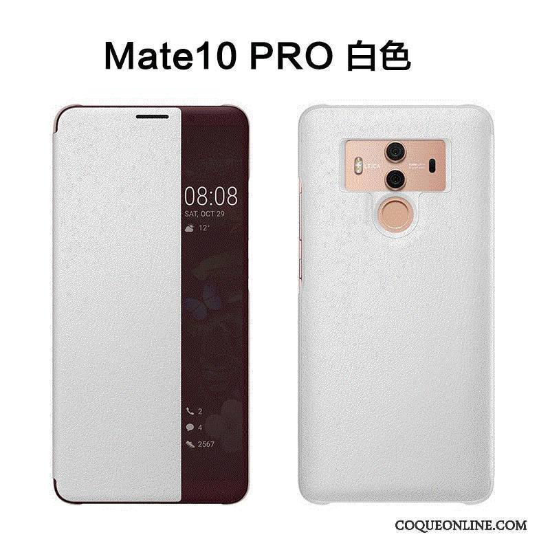 Huawei Mate 10 Pro Coque De Téléphone Incassable Protection Clamshell Étui Étui En Cuir
