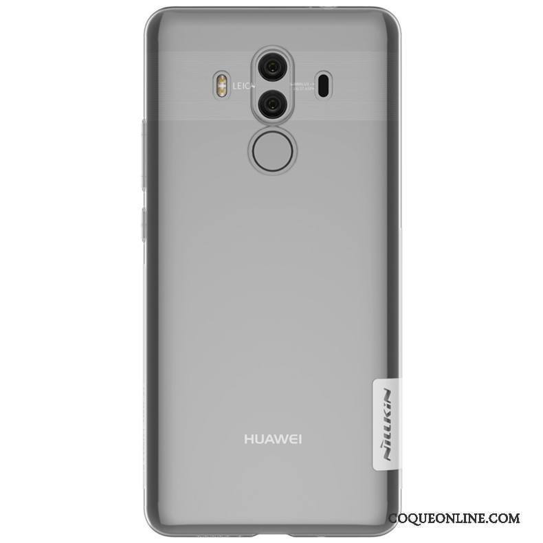 Huawei Mate 10 Pro Coque En Silicone Or Transparent Bordure De Téléphone