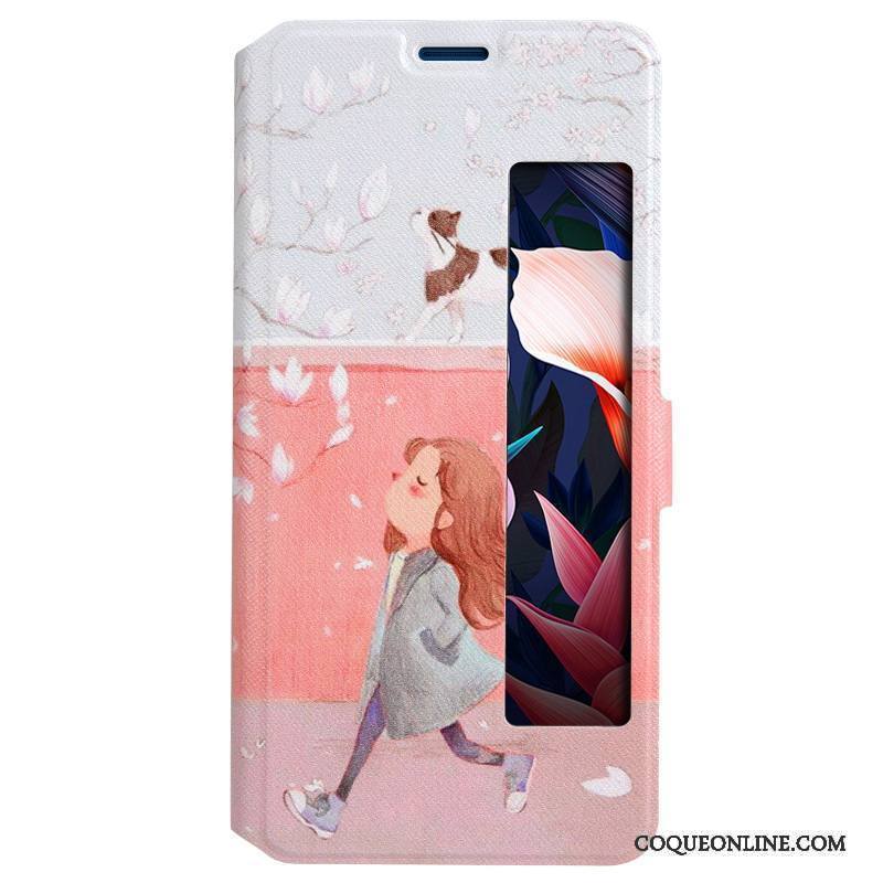 Huawei Mate 10 Pro Coque Housse Dessin Animé Incassable Tout Compris Bleu Clair Windows Étui