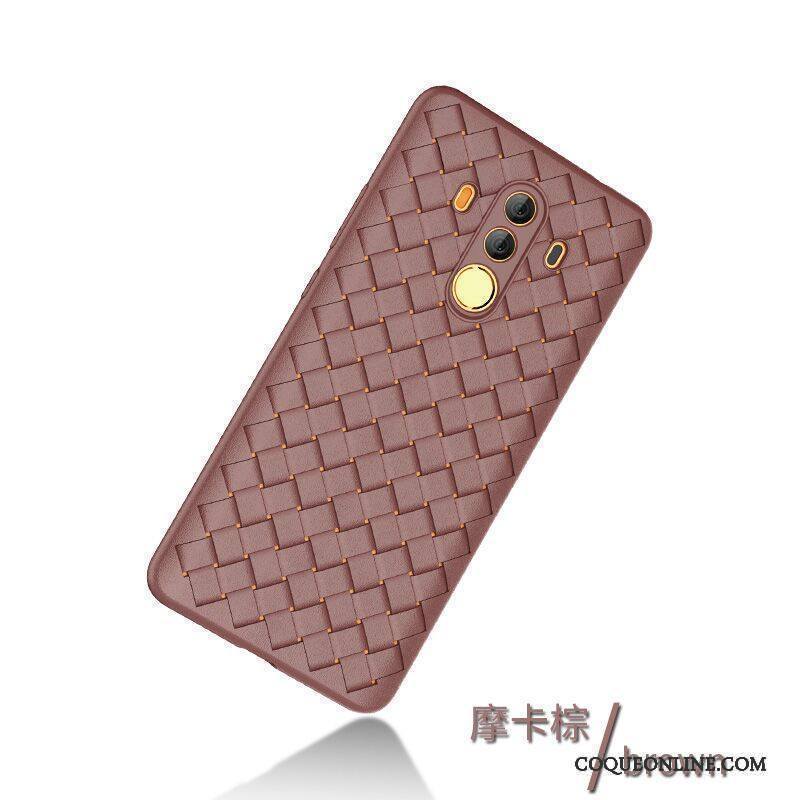 Huawei Mate 10 Pro Coque Protection Personnalité Rose Créatif Fluide Doux Étui Incassable