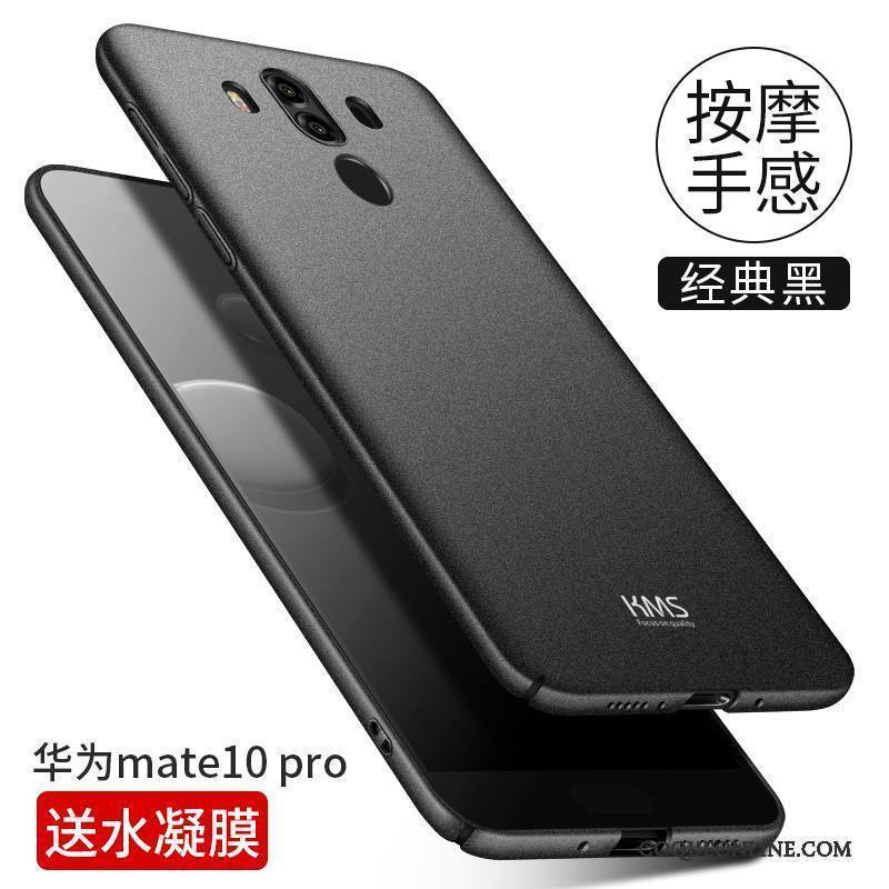 Huawei Mate 10 Pro Coque Tout Compris Tempérer Protection Très Mince Étui Membrane Délavé En Daim