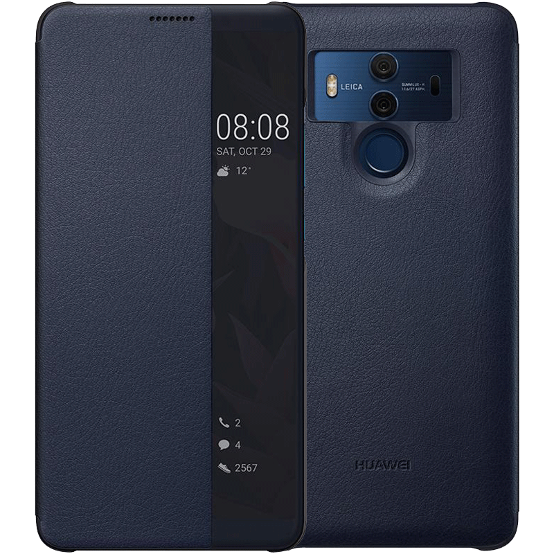 Huawei Mate 10 Pro Coque Windows Étui Protection Étui En Cuir