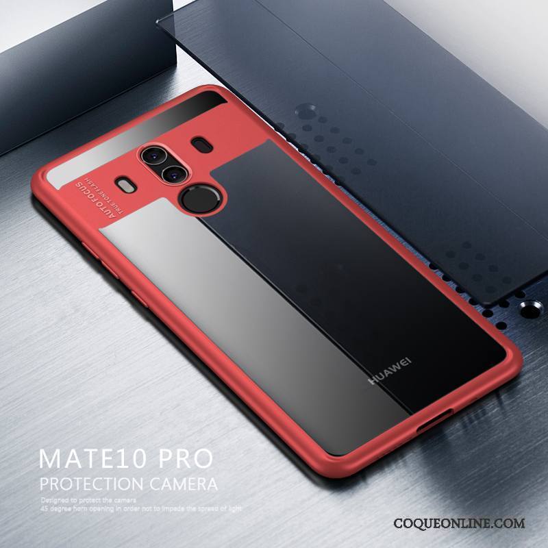 Huawei Mate 10 Pro Coque Étui Bleu Silicone Tout Compris Personnalité Créatif Protection