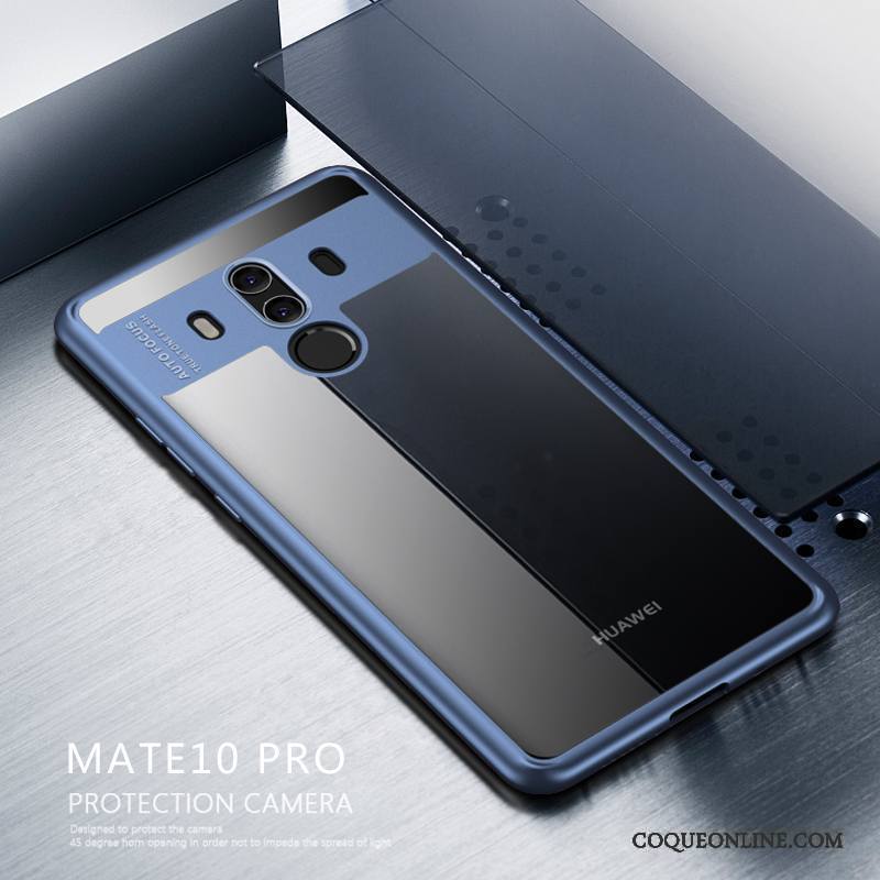 Huawei Mate 10 Pro Coque Étui Bleu Silicone Tout Compris Personnalité Créatif Protection