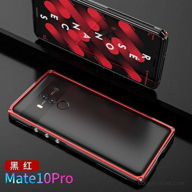 Huawei Mate 10 Pro Coque Étui Créatif Border Personnalité Protection Nouveau Noir