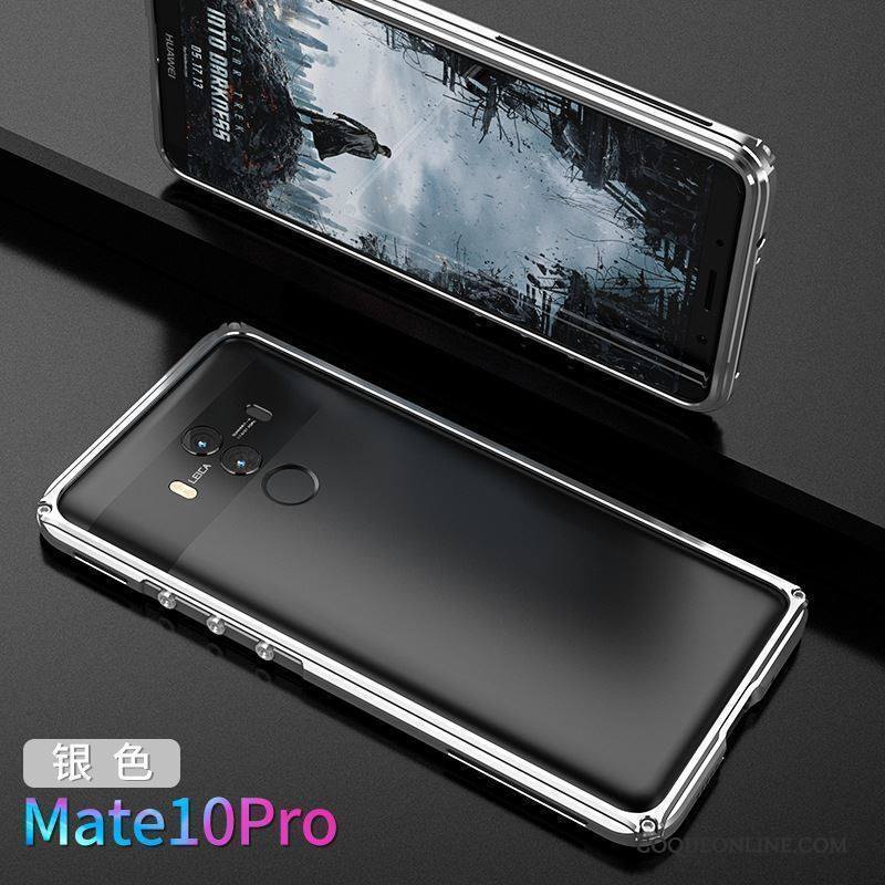 Huawei Mate 10 Pro Coque Étui Créatif Border Personnalité Protection Nouveau Noir