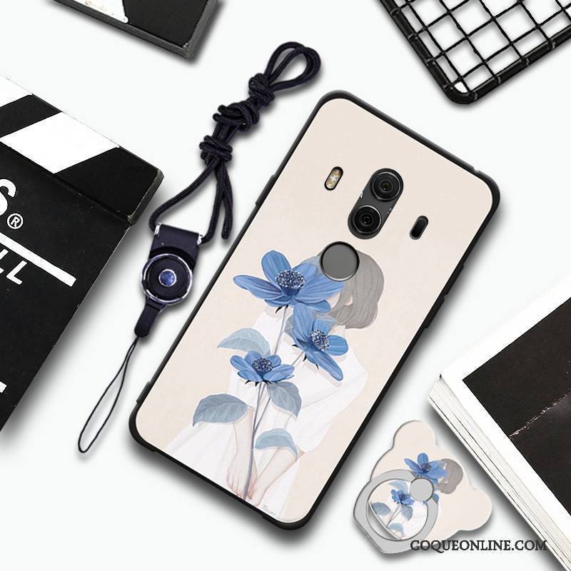 Huawei Mate 10 Pro Fluide Doux Bleu Clair Coque De Téléphone Ornements Suspendus