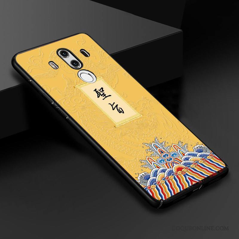 Huawei Mate 10 Pro Gaufrage Tout Compris Dimensionnel Incassable Protection Style Chinois Coque De Téléphone