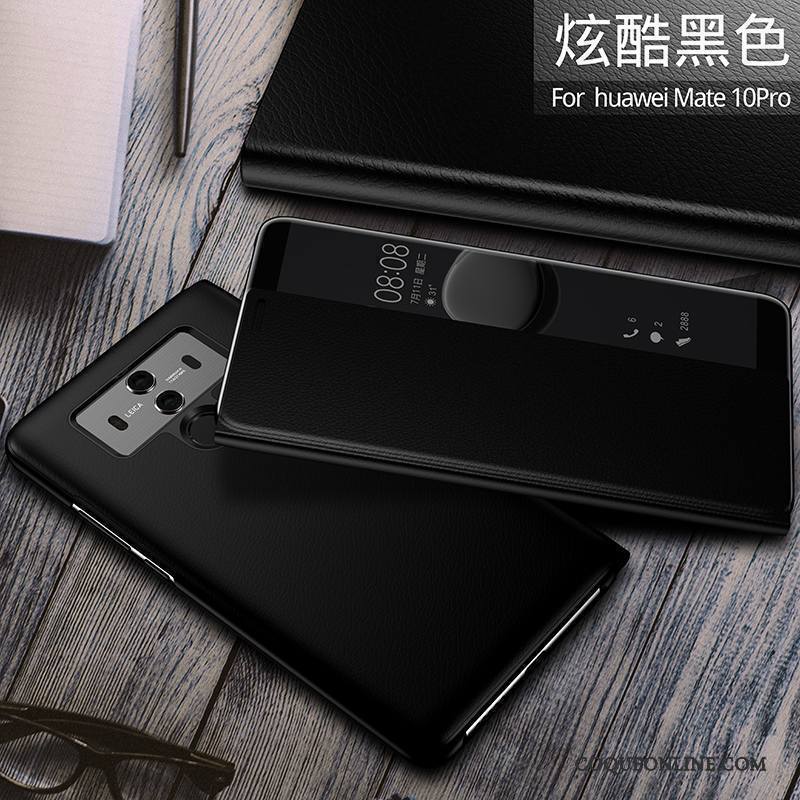 Huawei Mate 10 Pro Incassable Tout Compris Protection Étui En Cuir Housse Coque De Téléphone Or