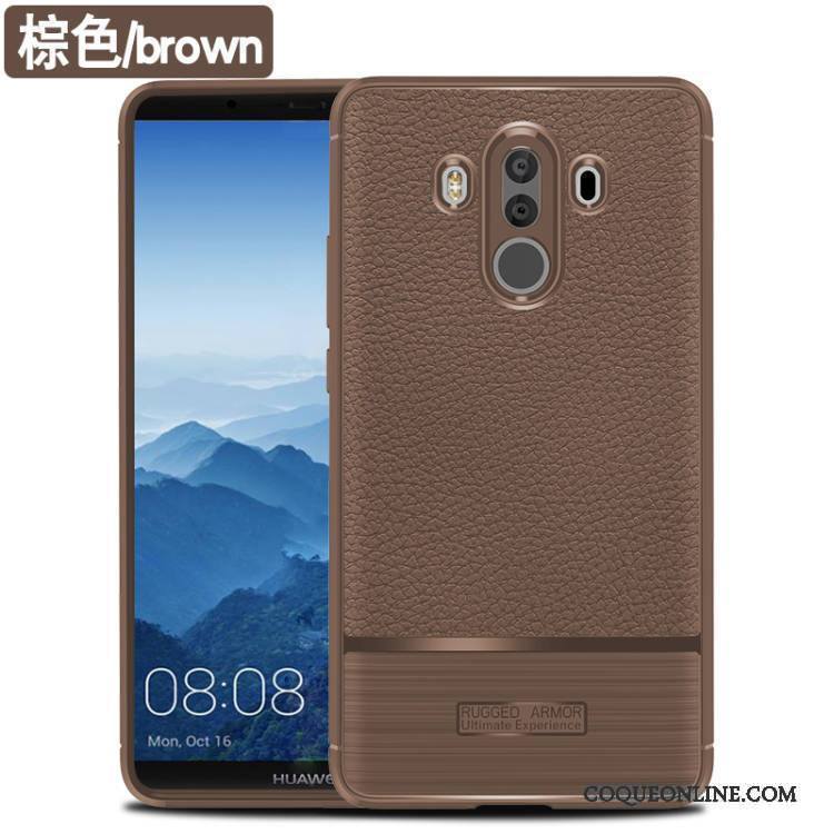 Huawei Mate 10 Pro Incassable Tout Compris Étui Bleu Coque De Téléphone Silicone