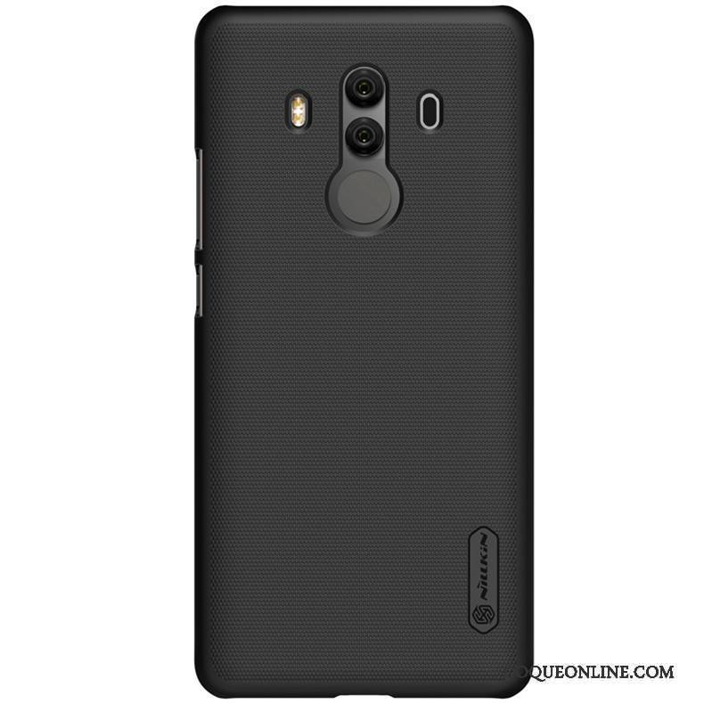 Huawei Mate 10 Pro Or Étui Coque De Téléphone Protection Délavé En Daim Rouge