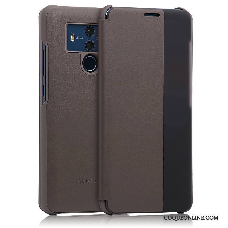 Huawei Mate 10 Pro Protection Étui En Cuir Incassable Bleu Coque De Téléphone Tout Compris Housse