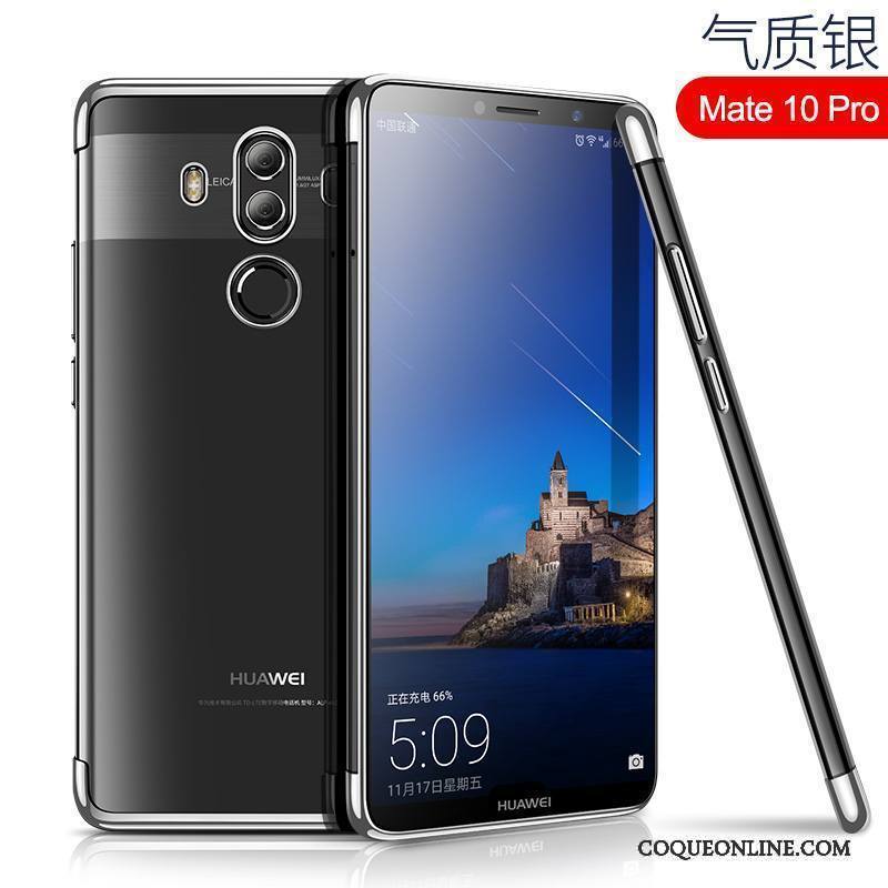 Huawei Mate 10 Pro Protection Étui Tout Compris Bleu Incassable Fluide Doux Coque De Téléphone