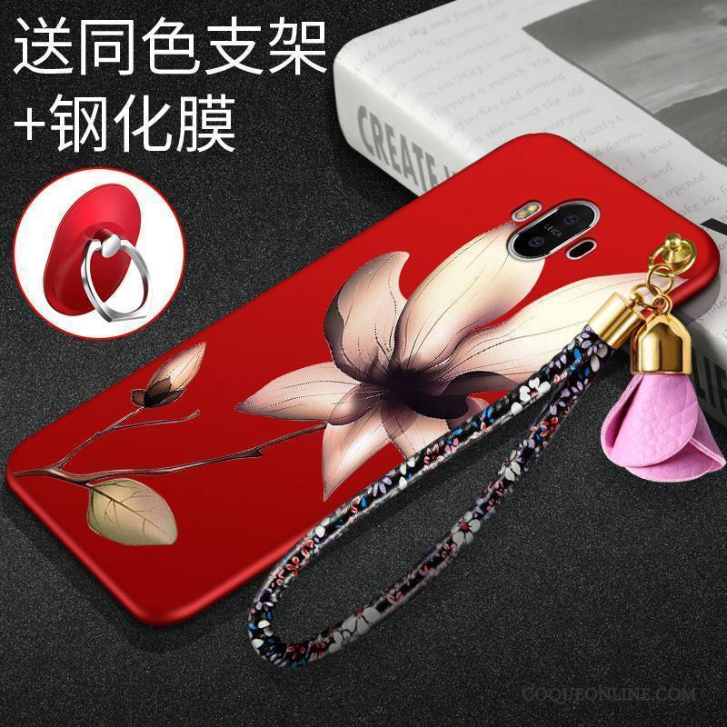 Huawei Mate 10 Pro Rouge Tendance Coque Tout Compris De Téléphone Silicone Protection