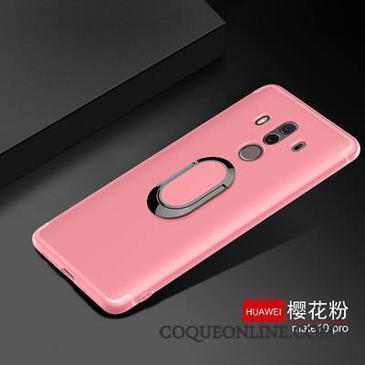 Huawei Mate 10 Pro Silicone Rose Magnétisme Une Agrafe Coque De Téléphone Invisible À Bord