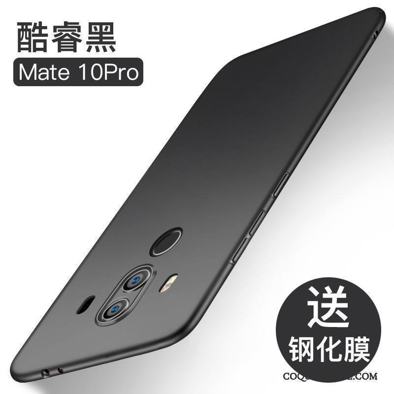 Huawei Mate 10 Pro Tout Compris Silicone Étui Incassable Bleu Délavé En Daim Coque De Téléphone
