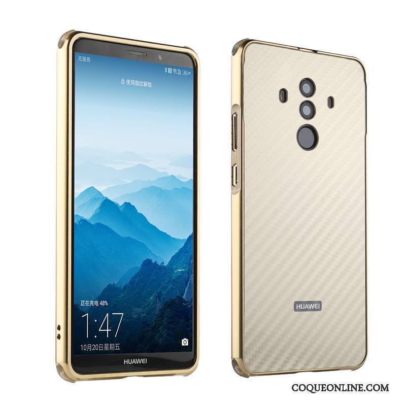 Huawei Mate 10 Pro Vert Coque De Téléphone Border Incassable Étui Tendance Couvercle Arrière