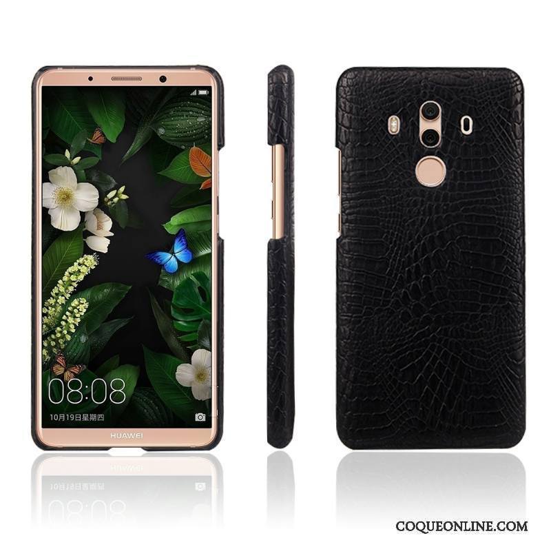 Huawei Mate 10 Pro Étui Crocodile Modèle Coque De Téléphone Étui En Cuir Protection Nouveau