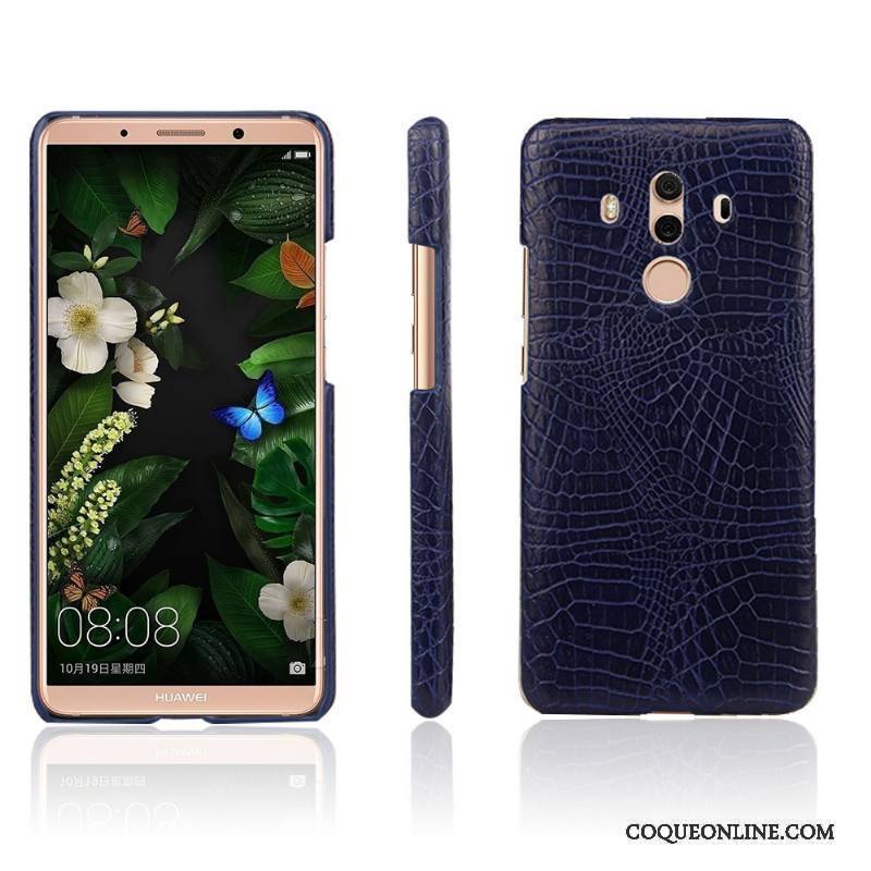 Huawei Mate 10 Pro Étui Crocodile Modèle Coque De Téléphone Étui En Cuir Protection Nouveau