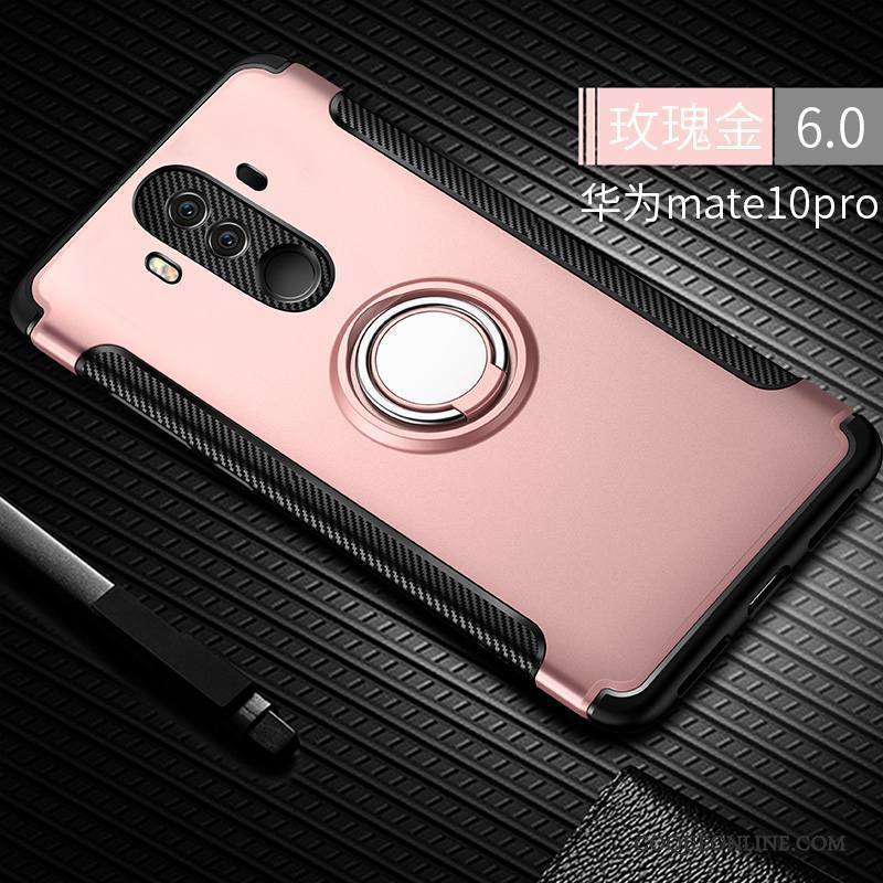 Huawei Mate 10 Pro Étui Créatif Silicone Tout Compris Or Coque De Téléphone Incassable