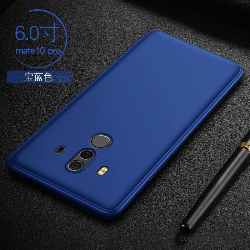 Huawei Mate 10 Pro Étui Fluide Doux Incassable Très Mince Coque De Téléphone Protection Silicone