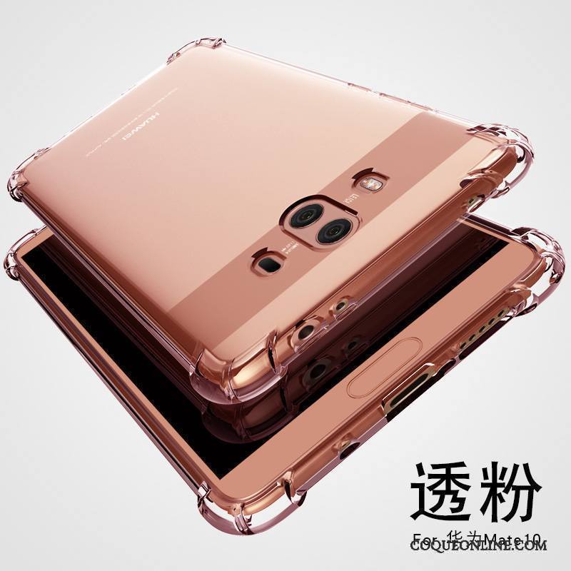 Huawei Mate 10 Protection Coque De Téléphone Silicone Incassable Étui Tout Compris Or