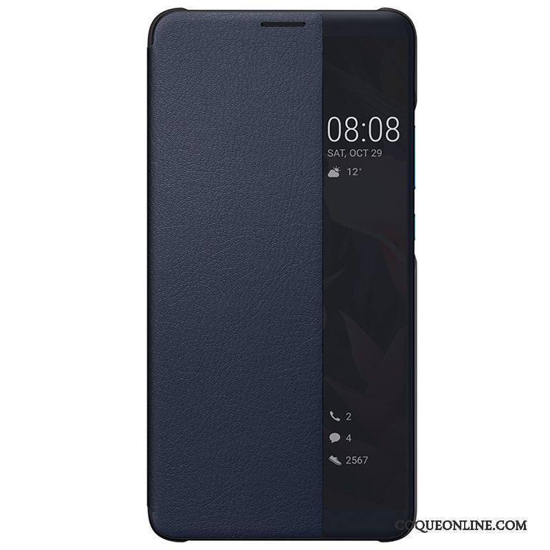 Huawei Mate 10 Rose Étui En Cuir Coque De Téléphone Clamshell Protection