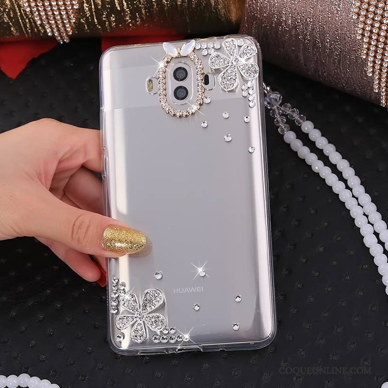 Huawei Mate 10 Silicone Blanc Incassable Coque Personnalité Créatif Protection