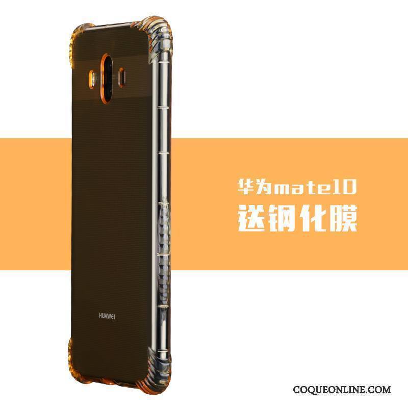 Huawei Mate 10 Simple Protection Rose Transparent Tout Compris Étui Coque De Téléphone