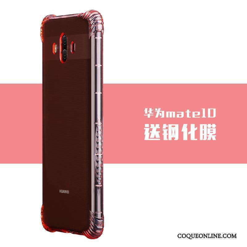 Huawei Mate 10 Simple Protection Rose Transparent Tout Compris Étui Coque De Téléphone