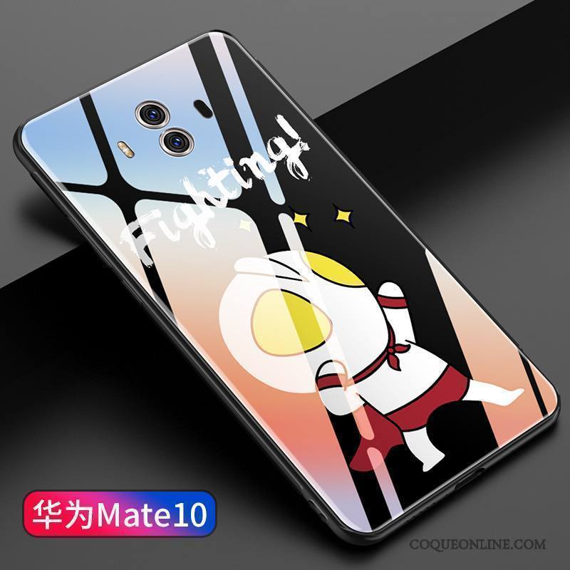 Huawei Mate 10 Tout Compris Miroir Verre Créatif Personnalité Coque De Téléphone Étui