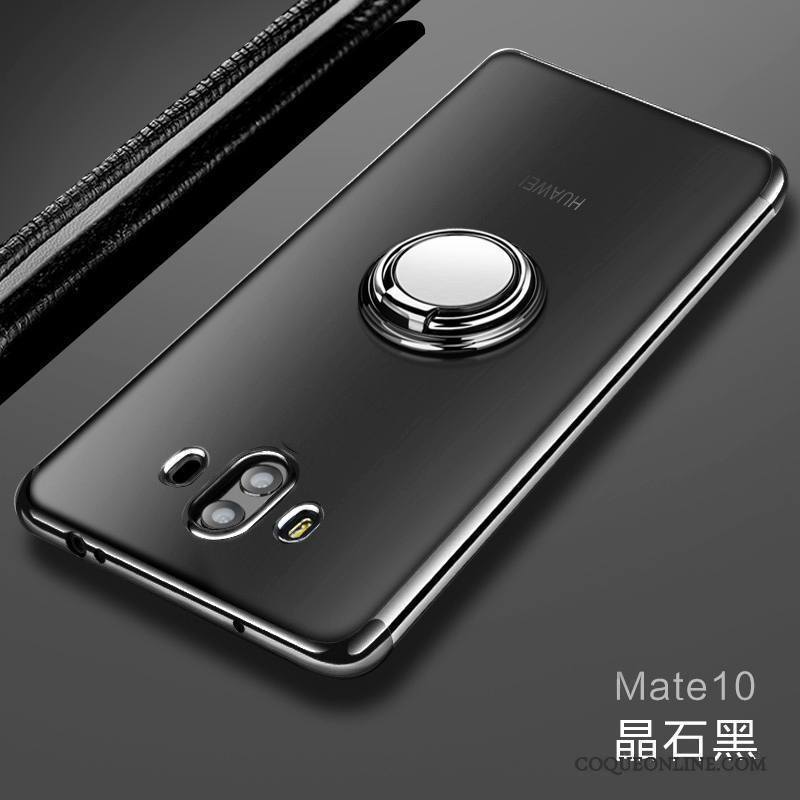 Huawei Mate 10 Tout Compris Or Coque De Téléphone Silicone Fluide Doux Placage Transparent