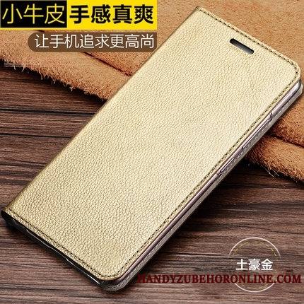 Huawei Mate 20 Coque Cuir Véritable Étui Litchi Modèle Fleurie Petit Housse Protection