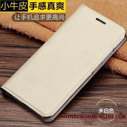 Huawei Mate 20 Coque Cuir Véritable Étui Litchi Modèle Fleurie Petit Housse Protection