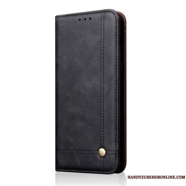 Huawei Mate 20 Coque De Téléphone Rouge Protection Étui Carte Étui En Cuir