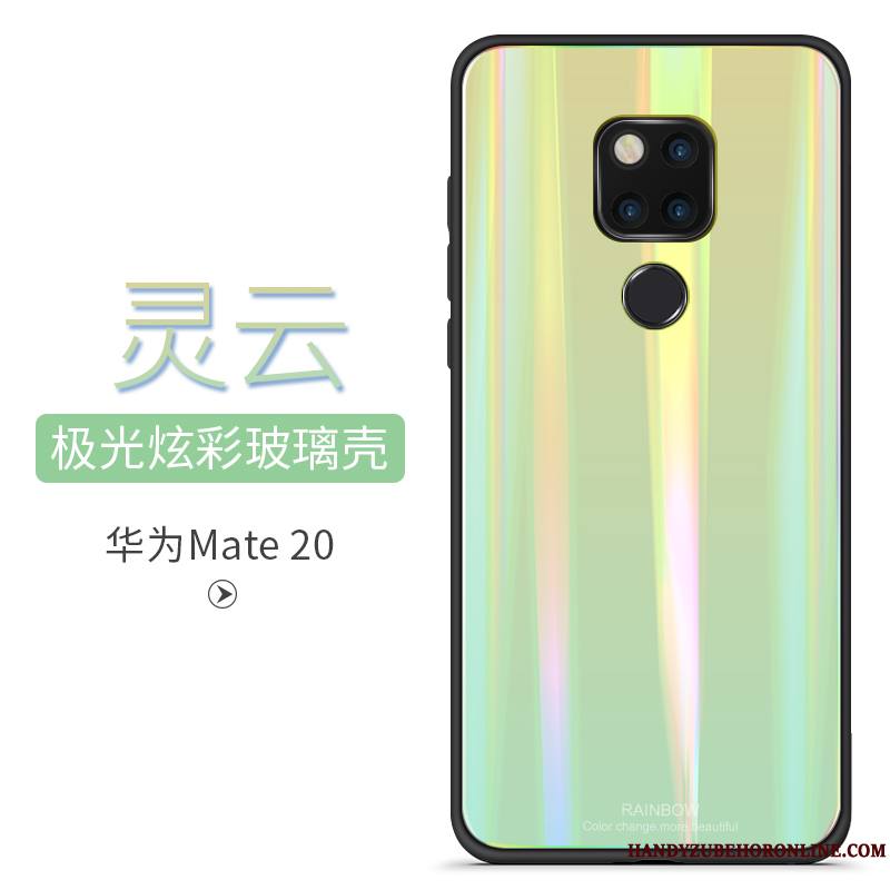 Huawei Mate 20 Coque Net Rouge Incassable Dégradé De Couleur Étui Nouveau Coloré Miroir