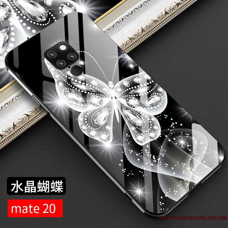 Huawei Mate 20 Coque Verre Créatif Célébrité Protection Très Mince Tout Compris Marque De Tendance