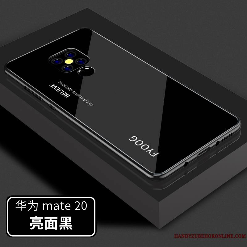 Huawei Mate 20 Coque Verre Créatif Tout Compris Protection De Téléphone Étui