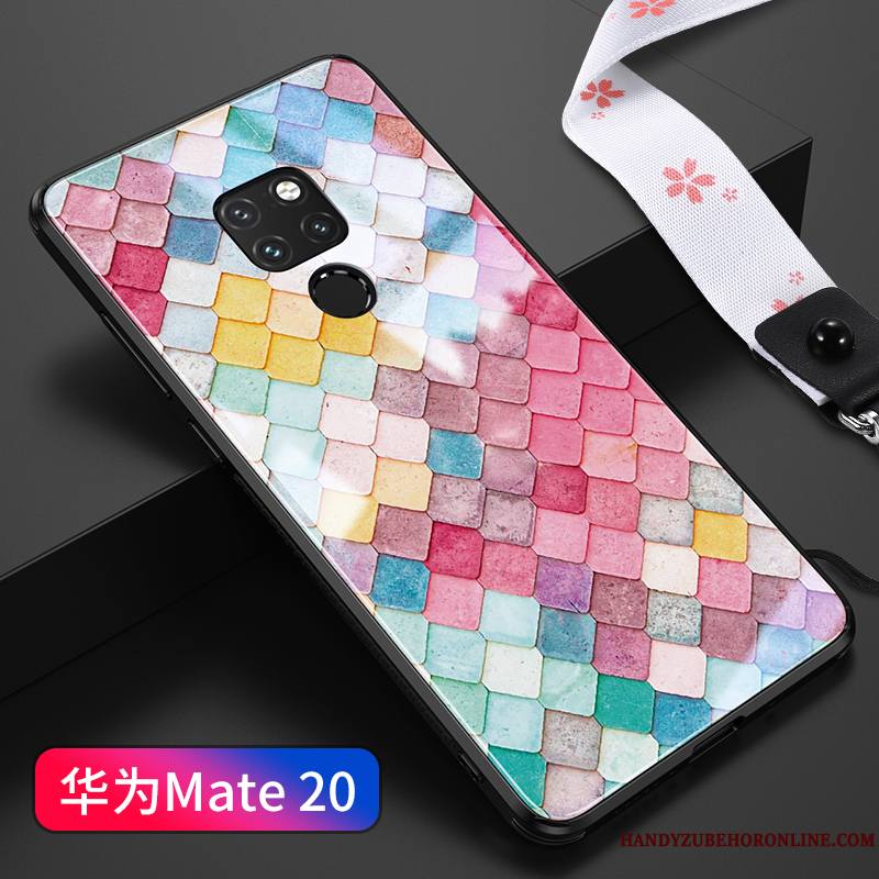 Huawei Mate 20 Coque Vert Tout Compris Silicone Verre Protection Incassable Personnalité