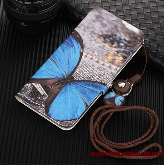 Huawei Mate 20 Lite Clamshell Étui En Cuir Bleu Téléphone Portable Coque De Téléphone Protection Tout Compris