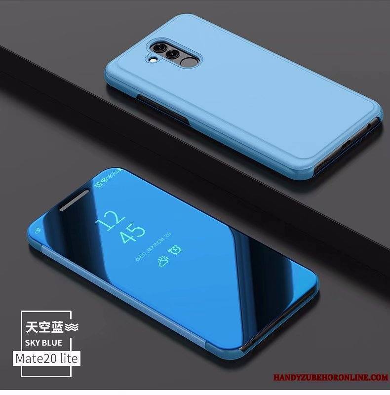 Huawei Mate 20 Lite Coque Nouveau Or Protection Incassable Clamshell Étui En Cuir Tout Compris