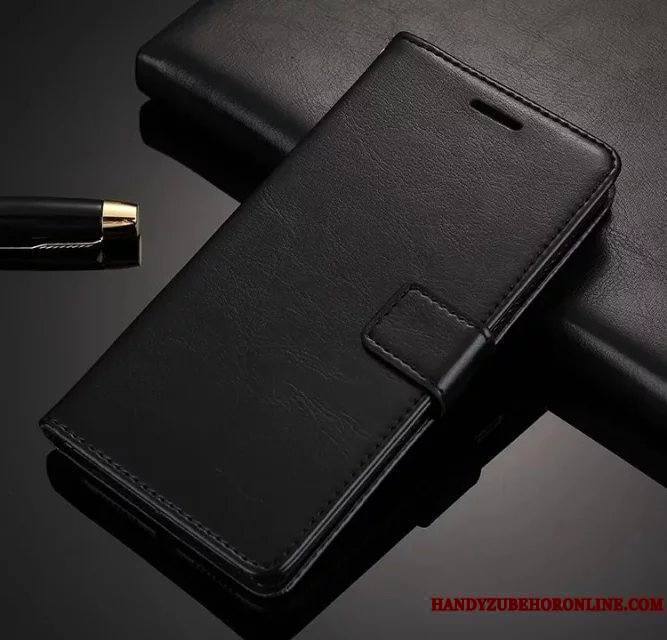 Huawei Mate 20 Lite Coque Protection Personnalité Cuir Noir Tendance Housse Tout Compris