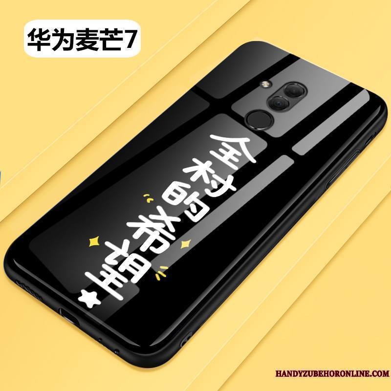 Huawei Mate 20 Lite Jaune Étui Silicone Coque De Téléphone Charmant Protection Verre
