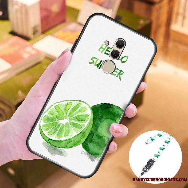 Huawei Mate 20 Lite Protection Étui Coque De Téléphone Fluide Doux Vert Personnalité