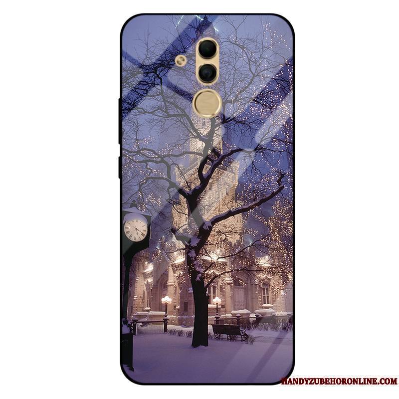 Huawei Mate 20 Lite Tout Compris Silicone Coque De Téléphone Bleu Miroir Fluide Doux Dessin Animé