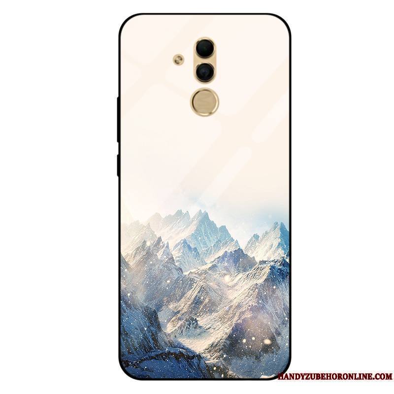 Huawei Mate 20 Lite Tout Compris Silicone Coque De Téléphone Bleu Miroir Fluide Doux Dessin Animé