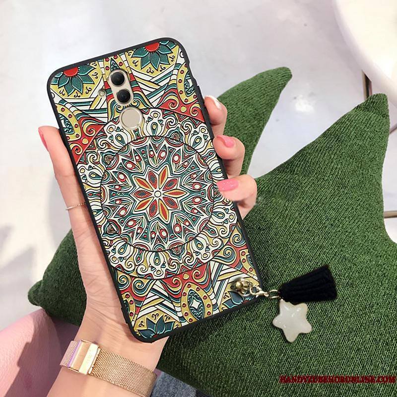 Huawei Mate 20 Lite Étui Fluide Doux Mode Coque De Téléphone Mignonne Vert Incassable