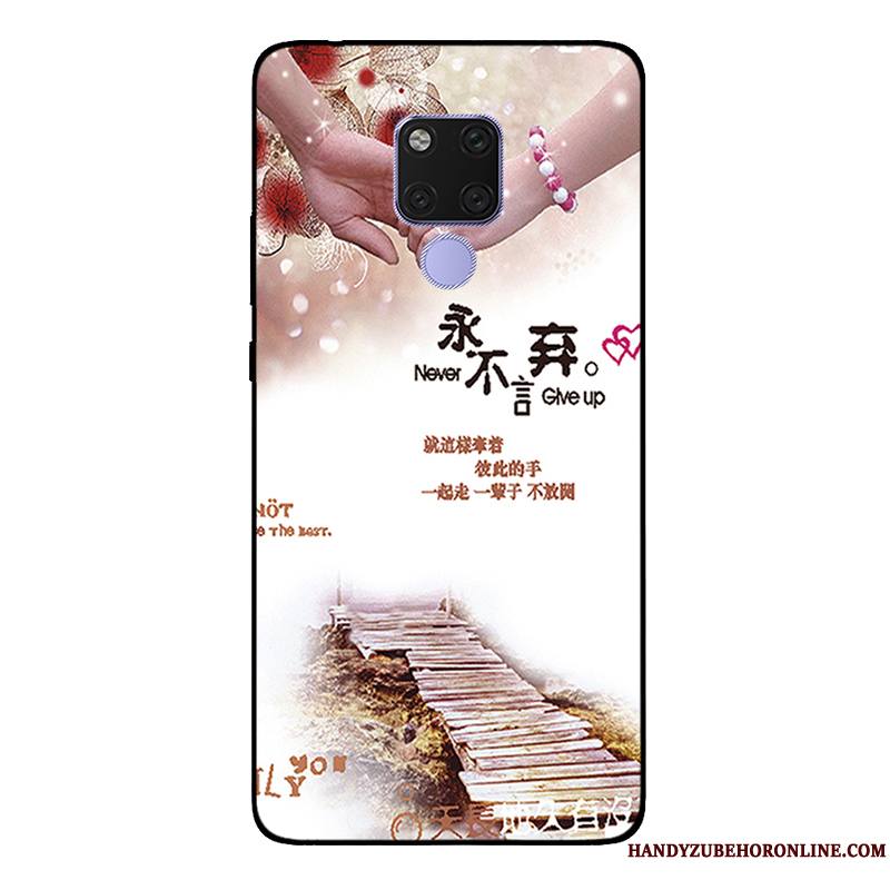 Huawei Mate 20 Peinture Fluide Doux Protection Tout Compris Créatif Coque Étui